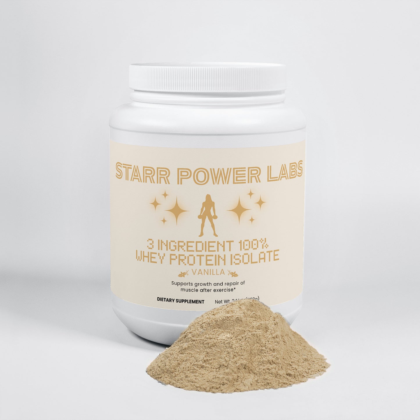 3 Ingredient 100% Whey Protein Isolate (Vanilla)