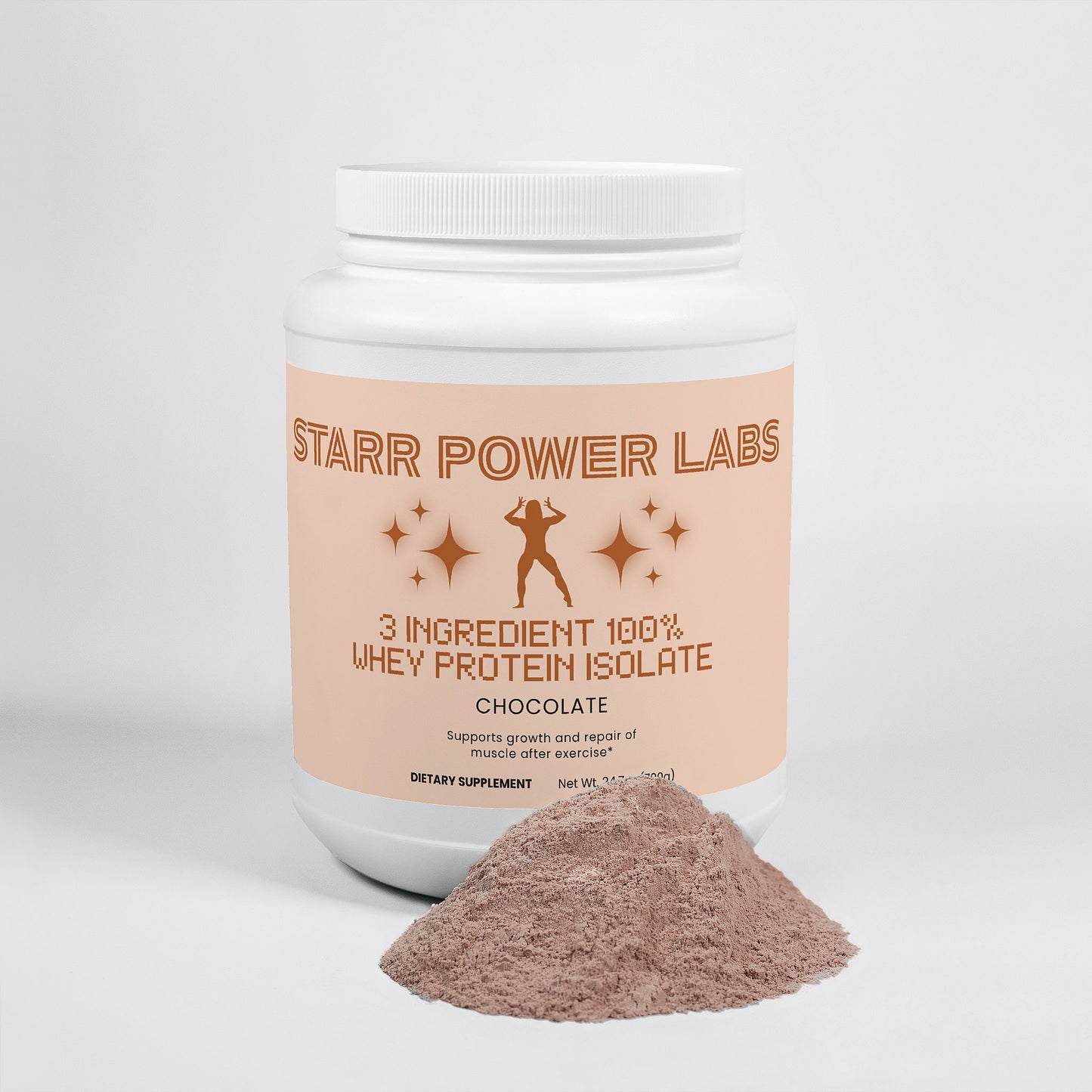 3 Ingredient 100% Whey Protein Isolate (Chocolate)